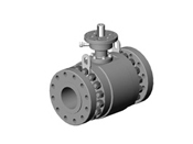 Metal Seated Trunnion Ball Valve